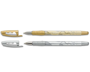 G�la pildspalva, 0.5mm, sudraba, STABILO color gel 208